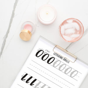 Lettering Drills Download